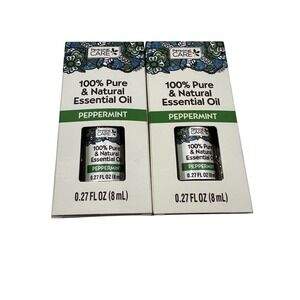 2 Packs Personal Care 100% Pure & Natural Essential Oil Peppermint 8 ML Each